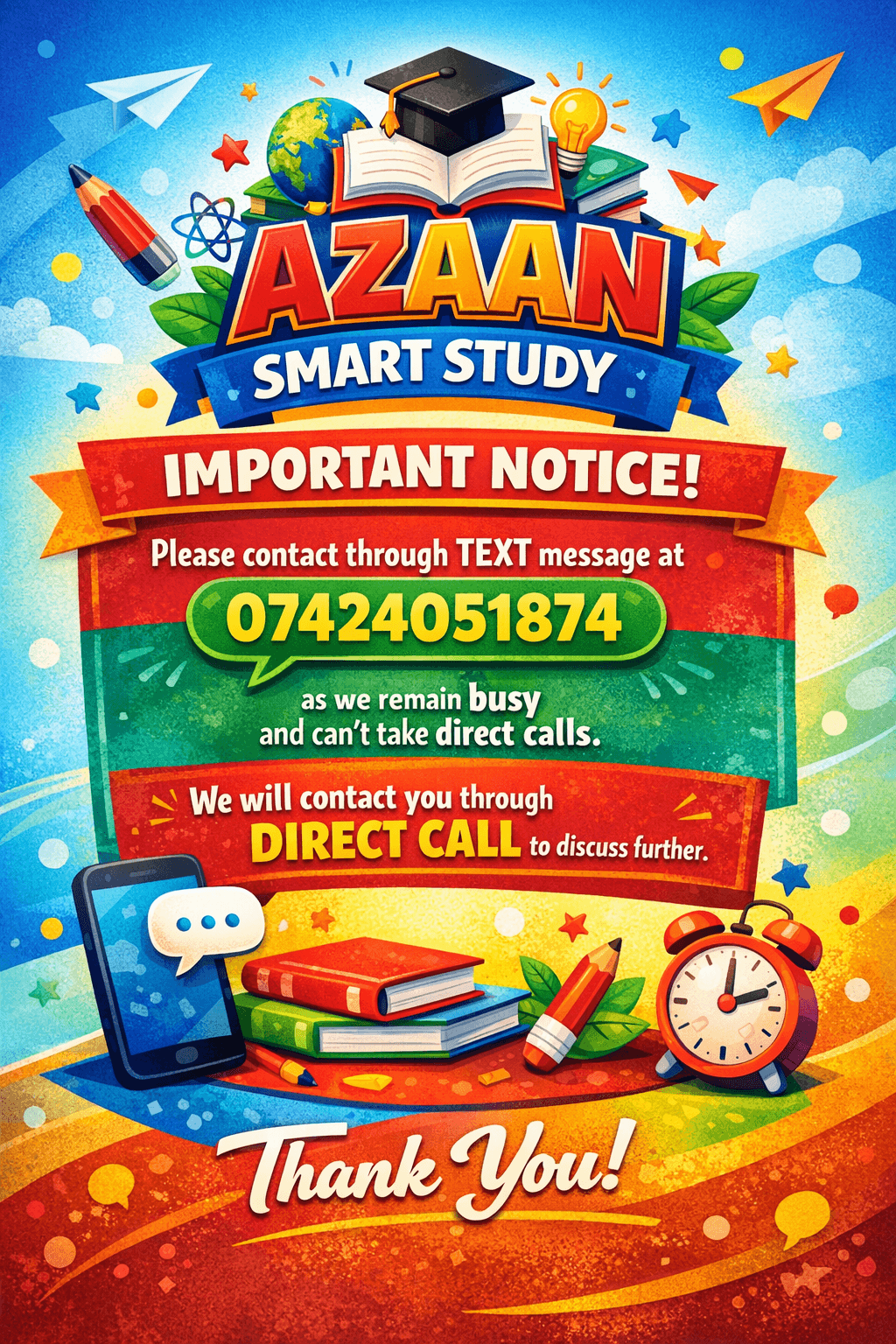 Azaan Smart Study Ltd. (Private ONLINE One-to-One Tutor)