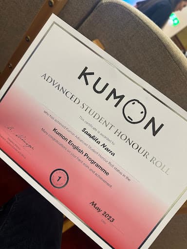 Kumon Maths & English — Customer photo